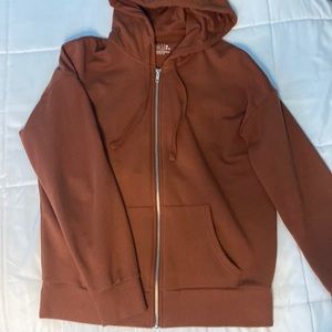 Womens Time and Tru Zip Up Hoodie
